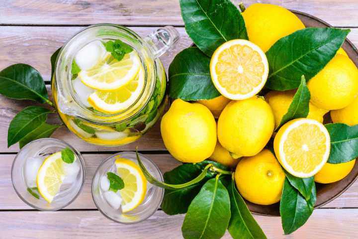 citron pour alimentation saine
